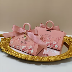 10pcs Elegant Floral Candy Boxes