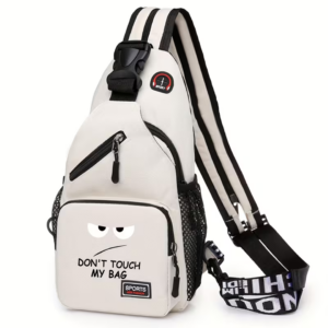 Don't Touch My Bag Printed Shoulder Bag
