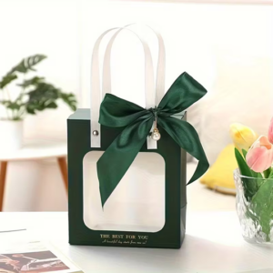 30pcs Dark Green Gift Bag Set
