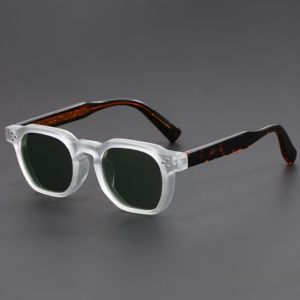 Stylish Polygonal Full Rim PC Lens Glasses for Men